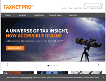 Tablet Screenshot of gettaxnetpro.com